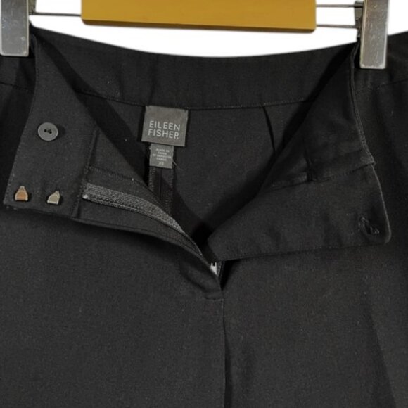 Eileen Fisher black easy fit straight leg pants size XS - Picture 7 of 12